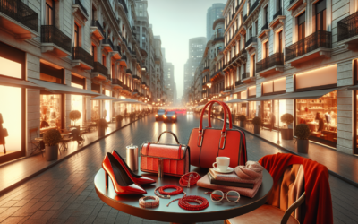 Sådan bærer du røde accessoires: inspiration fra gaderne og catwalken